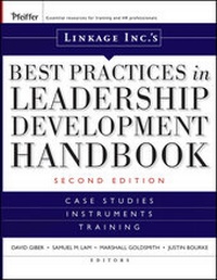 Enlarge image Cover: Linkage Inc's Best Practices in Leadership Development Handbook - Pfeiffer
