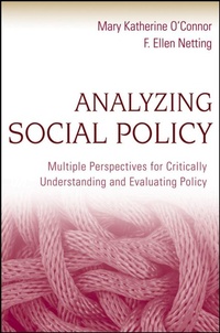 Enlarge image Cover: Analyzing Social Policy - Wiley