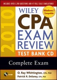 Abbildung von: Wiley CPA Exam Review 2010 Test Bank CD - Complete Set - Wiley