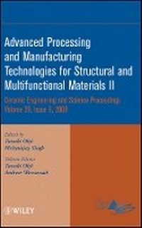 Enlarge image Cover: Advanced Processing and Manufacturing Technologies for Structural and Multifunctional Materials II - Wiley