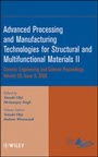 Cover: Advanced Processing and Manufacturing Technologies for Structural and Multifunctional Materials II, Volume 29, Issue 9 - Wiley