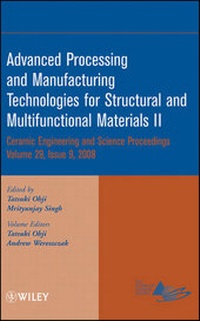 Enlarge image Cover: Advanced Processing and Manufacturing Technologies for Structural and Multifunctional Materials II, Volume 29, Issue 9 - Wiley