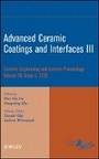 Cover: Advanced Ceramic Coatings and Interfaces III - Wiley