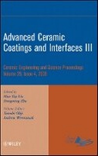 Enlarge image Cover: Advanced Ceramic Coatings and Interfaces III - Wiley