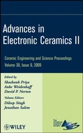 Cover: Advances in Electronic Ceramics II, Volume 30, Issue 9 - Wiley