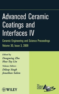 Bild vergrößern Bild: Advanced Ceramic Coatings and Interfaces IV, Volume 30, Issue 3 - Wiley