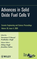 Cover: Advances in Solid Oxide Fuel Cells V, Volume 30, Issue 4 - Wiley