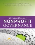 Cover: The Handbook of Nonprofit Governance - Jossey-Bass