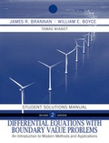 Cover: Differential Equations 2E an Introduction to Modern Methods and Applications with Boundary Problems Student Solutions Manual - Wiley