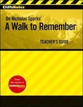 Cover: CliffsNotes on Nicholas Sparks' A Walk to Remember - Cliffs Notes Inc.,U.S.