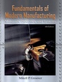 Cover: Fundamentals of Modern Manufacturing - Wiley