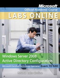 Abbildung von: Exam 70-640 MOAC Labs Online - Wiley