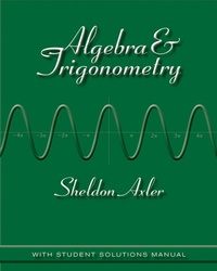 Abbildung von: Algebra and Trigonometry - Wiley