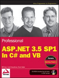 Enlarge image Cover: Professional ASP.NET 3.5 SP1 Edition - Wiley