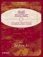 Cover: Name Reactions for Homologation, Part 2 - Wiley