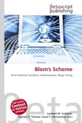 Cover: Blom's Scheme - Betascript Publishing