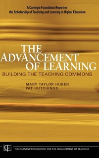 Enlarge image Cover: The Advancement of Learning - Jossey-Bass