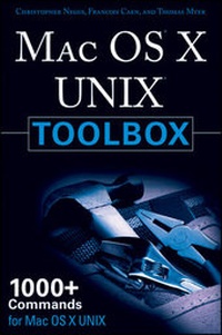 Enlarge image Cover: MAC OS X UNIX Toolbox - Wiley