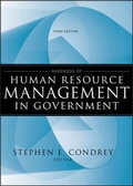 Cover: Handbook of Human Resource Management in Government - Jossey-Bass