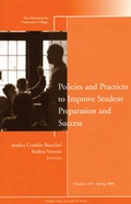 Cover: Policies and Practices to Improve Student Preparation and Success - Jossey-Bass