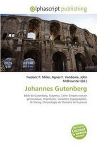 Abbildung von: Johannes Gutenberg - Alphascript Publishing
