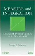 Cover: Measure and Integration - A Concise Introduction Real Analysis - Wiley