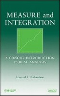 Enlarge image Cover: Measure and Integration - A Concise Introduction Real Analysis - Wiley