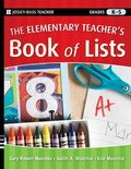 Cover: The Elementary Teacher's Book of Lists - Jossey-Bass
