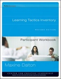 Enlarge image Cover: Learning Tactics Inventory Participant Workbook - Wiley