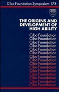 Cover: The Origins and Development of High Ability - Wiley