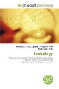 Abbildung von: Lexicology - Alphascript Publishing