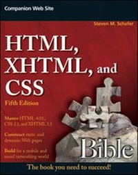 Abbildung von: HTML, XHTML, and CSS Bible - Wiley