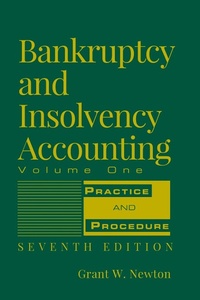 Abbildung von: Bankruptcy and Insolvency Accounting, Volume 1 - Wiley