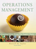 Cover: Operations Management - Wiley