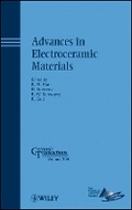 Cover: Advances in Electroceramic Materials - Ceramic sactions Volume 204 - Wiley
