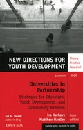 Cover: Universities in Partnership with Schools: Strategies for Youth Development and Community Renewal - Wiley