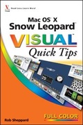Cover: Mac OS X Snow Leopard Visual Quick Tips - Wiley
