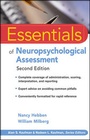 Cover: Essentials of Neuropsychological Assessment - Wiley