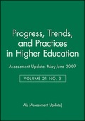Cover: Assessment Update Volume 21, Number 3, May-june 2009 - Jossey-Bass