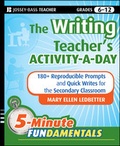 Cover: The Writing Teacher's Activity-a-Day - Jossey-Bass
