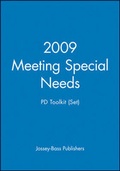 Cover: 2009 Meeting Special Needs: PD Toolkit (Set) - Jossey-Bass