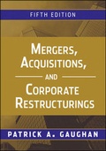 Cover: Mergers, Acquisitions, and Corporate Restructurings - Wiley