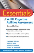 Cover: Essentials of WJ III Cognitive Abilities Assessment - Wiley