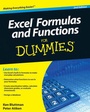 Cover: Excel Formulas and Functions For Dummies - Wiley