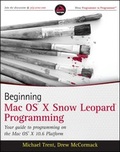 Cover: Beginning Mac OS X Snow Leopard Programming - Wrox Press