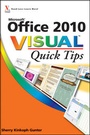 Cover: Office 2010 Visual Quick Tips - Wiley