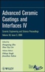 Bild: Advanced Ceramic Coatings and Interfaces IV, Volume 30, Issue 3 - Wiley
