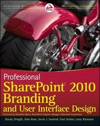 Enlarge image Cover: Professional SharePoint 2010 Branding and User Interface Design - Wrox Press