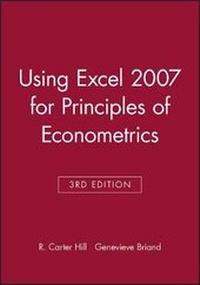 Enlarge image Cover: Principles of Econometrics - Wiley