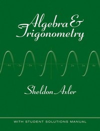 Abbildung von: Algebra and Trigonometry - Wiley